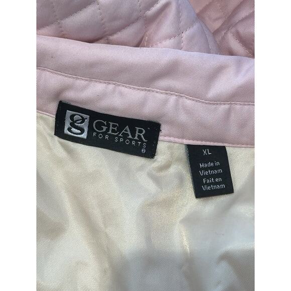 Gear for Sport Alaska Pink Quilted Button Up Jacket Women's size XL - Picture 4 of 4